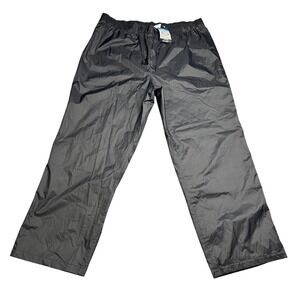 Columbia Rebel Roamer Rain Pants Mens XXL BLK Omni-Tech Waterproof Hiking XM8175